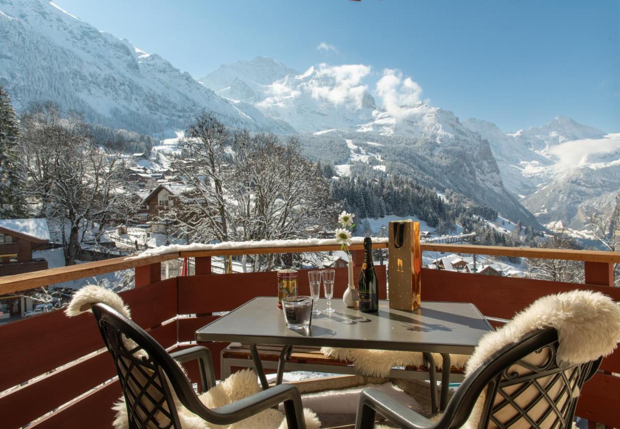 Eiger Residence Wengen Exterior foto